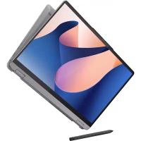 Lenovo Ноутбук/ Lenovo IdeaPad Flex 5 14IRU8 14"(1920x1200 IPS)/Touch/Intel Core i7 1355U(1.7Ghz)/16384Mb/512SSDGb/noDVD/Int:Intel Iris Xe Graphics/Cam/BT/WiFi/52WHr/war 1y/1.55kg/arctic grey/Win11Home + 65W, Pen, RU kbd