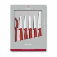 Набор ножей Victorinox Swiss Classic Kitchen 6.7111.6G комплект 6шт красный подарочная коробка