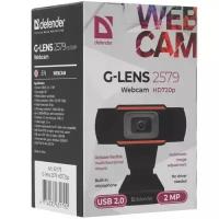 Вебкамера Defender G-LENES 2579 HD720P черная
