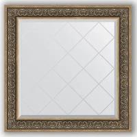 Зеркало 89x89 см вензель серебряный Evoform Exclusive-G BY 4336