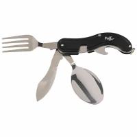 Походная посуда Fox Outdoor 4 Piece Pocket Knife Cutlery Set black