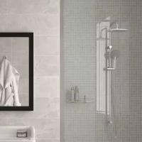 Мозаика настенная Kerama Marazzi Феррара 20x50 см глянцевая цвет серый