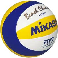 Мяч для пляжного волейбола MIKASA VLS300, р.5, FIVB Approved