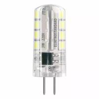 Лампа LED G4 SMD 3W 220V 3300K Elektrostandard