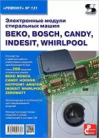 КН386. Ремонт. Вып.131. Электронные модули стиральных машин BEKO, BOSCH, CANDY, INDESIT, WHIRLPOOL. Родин А., Тюнин Н. А