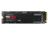 Внутренний SSD-накопитель Samsung 980 PRO 1Tb, M.2 2280, PCIe Gen4 x4, NVMe 1.3c, 3D NAND TLC, Черный MZ-V8P1T0BW