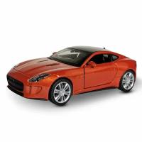 Машинка WELLY JAGUAR F-TYPE COUPE Оранжевый / модель машины 1:38 с пружинным механизмом