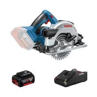 Аккумуляторная циркулярная пила Bosch GKS 18V-57, 1x4 Ач+GAL 18V-40, картон 0615990M42