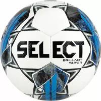 Мяч футбольный SELECT Brillant Super FIFA №5 FIFA бел-сер-син spt0039002, 1632365