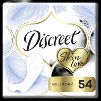 Женские гигиенические прокладки Discreet на каждый день Skin Love Multiform Trio, 54 шт в упаковке