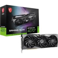 Видеокарта MSI NVIDIA GeForce RTX 4070 Ti GAMING SLIM 12ГБ (RTX 4070 Ti GAMING SLIM 12G)