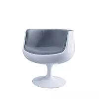 Кресло Cup Chair дизайнера Eero Aarnio (серый, имитация кожи)