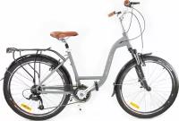 Велосипед Alpinebike Costa 26 (2022) (Велосипед Alpine Bike Costa (2022), M, 26", городской, 7 ск, серый, ALPB_CostaGY_M_22MY)