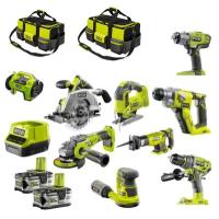 Набор инструментов Ryobi Mega Set R18CK9-LL525S ONE +