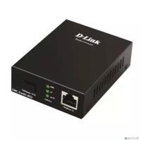 D-Link SMB Сетевое оборудование D-Link DMC-G20SC-BXU/A1A WDM медиаконвертер с 1 портом 100/1000Base-T и 1 портом 1000Base-LX с разъемом SC (Tx: 1310 мкм; Rx: 1550 мкм) для одномодового оптического кабеля (до 20 км)