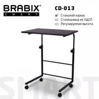 Стол BRABIX Smart CD-013 600х420х745-860 мм лофт металл/ЛДСП ясень каркас черный 641883 (1)