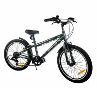 Велосипед STELS PILOT-220 V, колесо 20'', рост 11'', сезон 2023-2024, серый