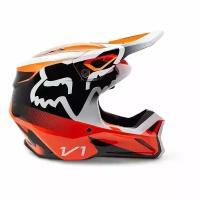 Мотошлем подростковый Fox V1 Leed Youth Helmet (Flow Orange, YS, 2023 (29729-824-YS))