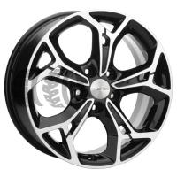 Колесный диск Khomen Wheels KHW1702 (Changan CS35/CS35 Pro) 7.00x17.00/5x110.00 D63.30 ET46.00 Black-FP