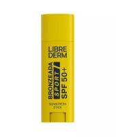 Librederm bronzeada sport стик для губ и лица солнцезащитный spf50+ 4,8 гр