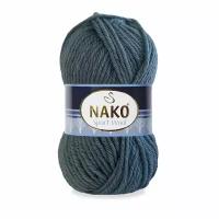 Пряжа Sport wool Nako, пыль.джинс - 13876, 25% шерсть, 75% премиум акрил, 5 мотков, 100 г., 120 м