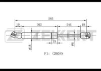 Газовая пружина Zekkert GF2045