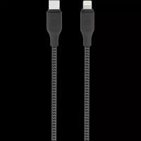 Gerffins Кабель Gerffins USB-C - Lightning, 1м., черно-серый