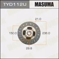 Диск сцепления Masuma TYD112U