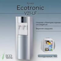 Кулер Экочип V21-LF white+silver с холодильником