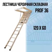 Лестница чердачная складная Dolle PROF 36 (60х120х285 см)