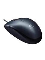 Мышь компьютерная Logitech "Mouse m90", черно-серая, usb (910-001794)