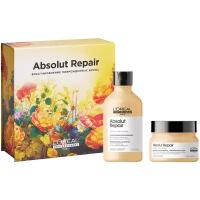 Весенний набор для поврежденных волос Absolut Repair L'oreal Professionnel: шампунь 300 мл + маска 250 мл