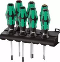 Отвертки Wera WERA 335/350/367/7 Rack screwdriver set Kraftform