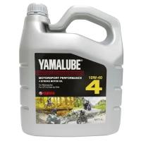 Масло Yamalube 4T 10W-40 МС полусинтетическое (4 л)