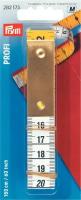 Измерительная лента с сантиметровой и дюймовой шкалой Профи, с металлической пластиной #282175 Prym