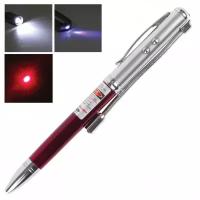 Указка лазерная радиус 200 м красный луч LED-фонарь стилус ручка TD-RP-36 236946 (1)