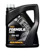 Моторное масло Mannol Formula Excel 5W40 полусинтетическое 4л