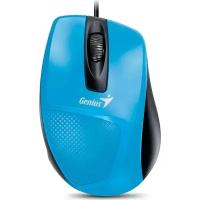 Мышь Genius Mouse DX-150X, проводная, оптическая, 1000 dpi, USB, синяя