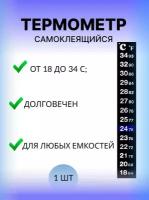 Термометр LCD самоклеящийся 18-34 градусов