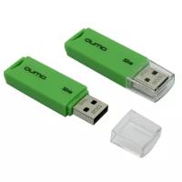 Флэш-диск Qumo 32Gb USB2.0 Tropic зелёный {5/10MB/s} [QM32GUD-TRP-Green]