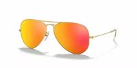 Солнцезащитные очки Ray-Ban RB3025 Aviator, размер XL (Gold/Orange Flash)