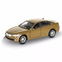 Машинка WELLY BMW 535i Золотой / модель машины 1:38 с пружинным механизмом