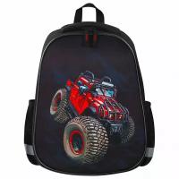 Ранец Пифагор EVA Basic 1 отделение эргономичная спинка Big wheels 39х30х16 см 271378 (1)