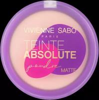 Пудра Vivienne Sabo Teinte Absol Matte матирующая компактная тон 01 6г