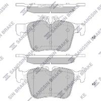 Колодки тормозные дисковые задние для Мерседес W205 2014-2020 год выпуска (Mercedes W205) HI-Q SP4002