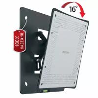 Кронштейн для ТВ до 35 кг наклонный Holder LCD-T2802M-B black