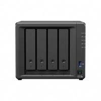 Synology Дисковый массив Synology DS423+ Сетевое хранилище NAS, слоты 4x2.5"/3.5" SATA3, 2xM.2-PCI-E, 2x1 Гбит/с, 2xUSB 3.X, Intel Celeron J4125/4x2 ГГц, DDR4 2Gb, 90W