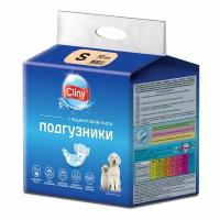 Подгузники Cliny для кошек и собак, 3-6 кг, размер S (10шт)