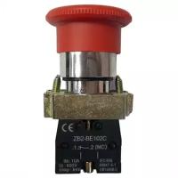 Выключатель (кнопка) ZB2-BE102C (217(4)) аварийный стоп для электроинструмента