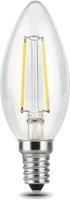 Лампа филаментная Gauss 11Вт цок.:E14 свеча 220B 2700K св.свеч.бел.тепл. C37 (цена за 10шт в упаковке) 103801111